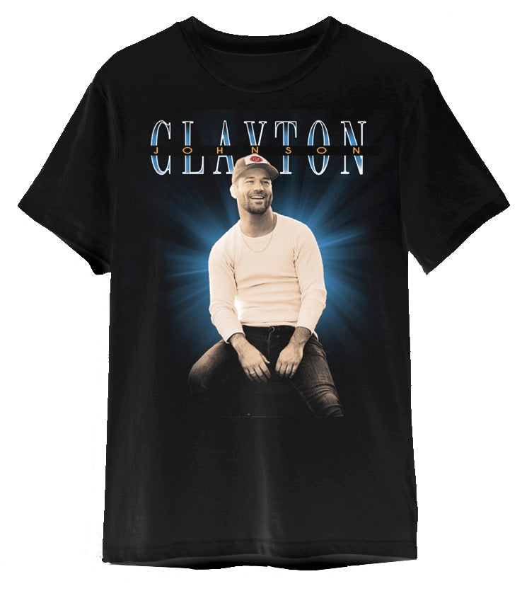 Blue Burst Portrait Tee